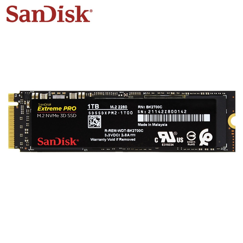 SanDisk Extreme Pro M.2 SSD 1 ׶Ʈ 500GB NVM..